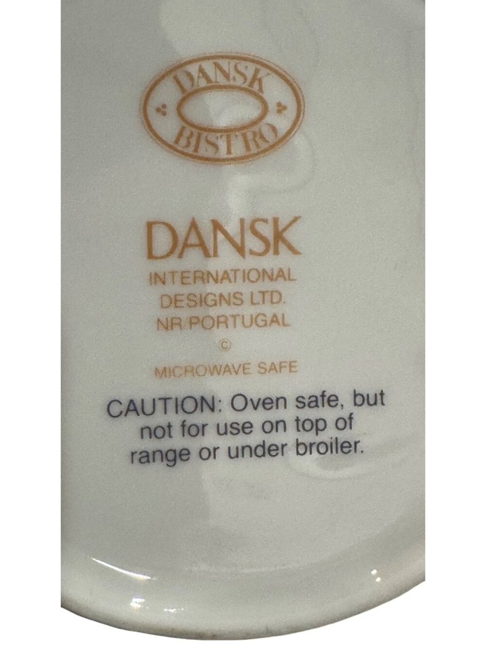 Dansk Bistro Ceramic Bakeware Ramekins White W/ Blue Rim 4-Inch Set Of 4 Baking - Picture 5 of 11